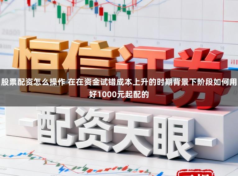 股票配资怎么操作 在在资金试错成本上升的时期背景下阶段如何用好1000元起配的